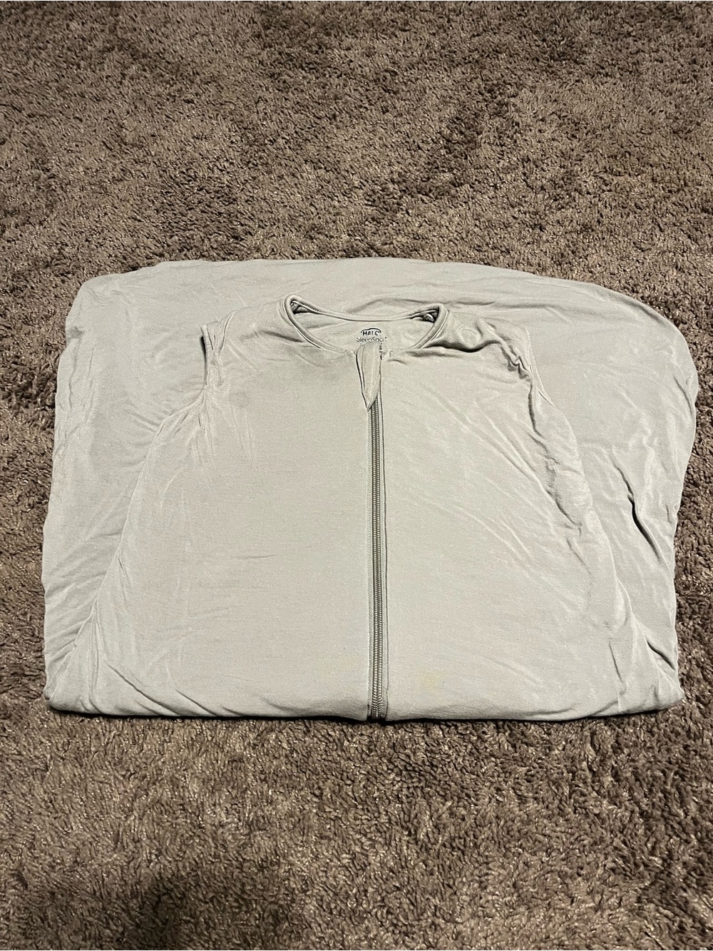 Halo Light Gray Sleeveless Baby Sleep Sack